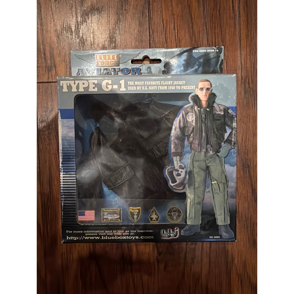 Blue Box Toys Elite Force Aviator Type G-1 Flight Jacket 1/6 Scale Figure Gear